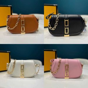 luxury bag shoulder bags women designer handbags Luxury Leather Thick Chain Crossbody Bag simple work messenger bags pink purses 221213