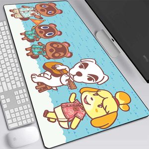 Mouse Pads Wrist Rests Animal Crossing New Horizons Large Gaming Mouse Pad Computer Mousepad Keyboard Pad Desk Mat Gamer Mouse Mat XXL Office Mausepad T230215