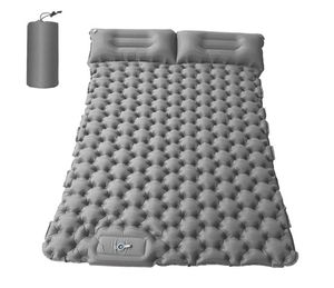 Outdoor -Pads campen doppelt aufblasbare Matratze Schlafpadbett Ultraleiche Klappreise Luftmatte Feuchtigkeitssicher 2211048177081