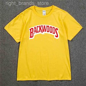 Felpe con cappuccio da uomo Felpe BACKWOODS Magliette Brand New Men Short Seve Cotton T-Shirt Fashion Street Hip Hop Rock Streetwear Uomo Swag Tshirt0216V23