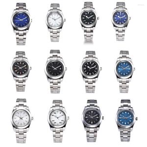 Wristwatches Watch 39mm Sapphire Glass Luminous Hands Men's Mechanical Polished 316L Stainless Steel Bracelet Automatic Movemen