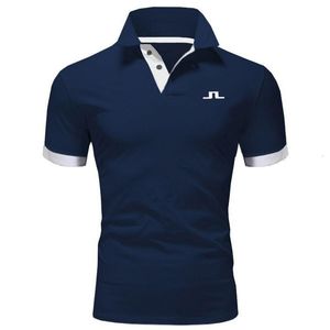 Erkek Polos Golf Giyim Kısa Kollu Yaz Nefes Bitebilir Açık Hava Spor Polo Gömlek Tshirt Top Yüksek Kaliteli Eve Teslimat 230215
