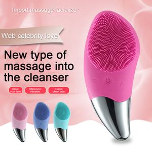 Ferramenta de cuidados com a pele Limpador de lavador de face Sonic para limpeza e esfoliação limpador de alvo Clarisonic USB Reddit recarregável