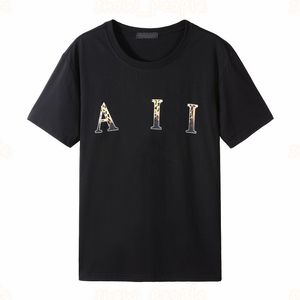Designer Men Womens Cotton T Shirt Mens Fashion Leopard Letter Print Tees Summer Tops Asian Size M-4XL