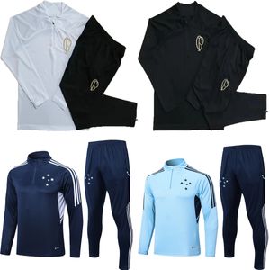 2022 2023 Corinthian Soccer Tracksuits Sets Cruzeiro TRACKSUIT set 22 23 football kit chandal futbol survetement TRAINING suit soccer jersey