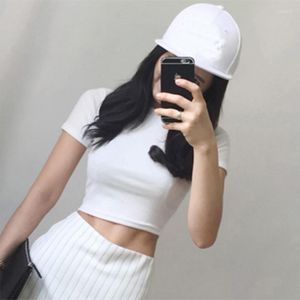 Women's T Shirts Summer Shirt Women Cotton Short Sleeve Tshirt Womens Sport Tops Tee T-Shirt Clothes 2023 Femme