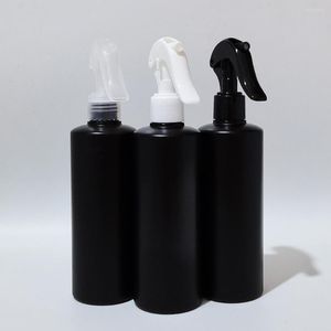 Storage Bottles 20pcs 300ml Empty Mist Trigger HDPE Black Bottle Personal Care Cosmetic Dispenser Home Spray Containers