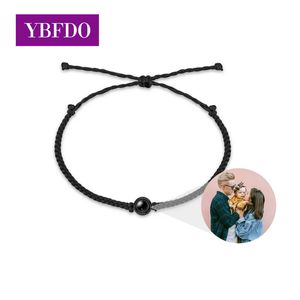 Charm Bracelets Personalized Circle Po Bracelet Projection 230215