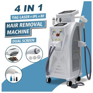 5 In1 IPL Machine E-Light ND Yag Laser RF Face Lift Permanent Picosecond Laser Hair Borting och Wash Eyebrow Tattoo Remova Beauty Salon Usy