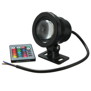 10 w rgb levou luz subaquática dc12v IP68 à prova d 'água piscina aquário holofotes iluminação do carro inoxidável tanque de peixes piscina