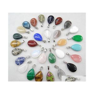 Charms Natural Stone Watar Drop Pendation Fashion Jewelry Sengslace Серьги для выводов на выводы оптовые компоненты доставки Dhuep