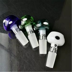 Variation av f￤rgsvamp bubbla huvud Nya unika glasbongar glasr￶r vattenr￶r vattenpipa oljeriggar r￶kning med droppe