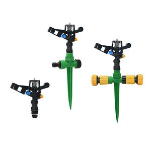 Watering Equipments Irrigation 360 Degrees Rocker Sprinklers Nozzle With Support Spike Rotary Jet Agricultural Garden