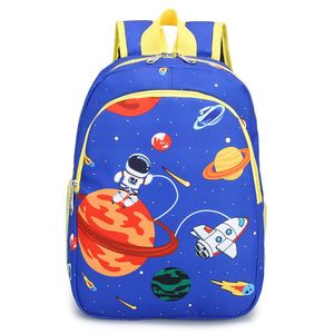 School Tags Space Star Print Outdoor Kids Nylon Boys Girls Backpack Dagelijkse Bagpack Leuke kinderen Schoolbag graad 1-3