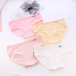 Panties 5 Pcs/lot Modal Cotton High Elasticity Candy Color Women Girls Briefs Underwear Sexy Lace Underpants Knickers Panty