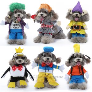 Traje de cachorro de halloween vestuário de cachorro de cachorro roupas de cachorro engraçado, espírito de estimação, trajes de cosplay de animais divertidos, fantasia de roupas de novidades para cães pequenos pato pinguim a529