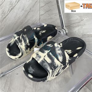 Terlik Adilette 22 Slayt Tasarımcı Sandalet Sihirli Kireç St Çöl Kumu Siyah Gri Plaj Terliği Erkek Kadın Ayakkabı Düz Moda Yaz