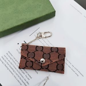 Portachiavi di stoffa portachiavi di design zero borsa stile classico moda portachiavi vintage regalo squisita fattura258n