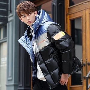 Men's Down Thickening Handsome Young Man Jacket Winter 2023 Loose White Duck Fashion Clothing