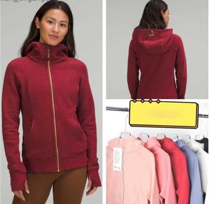 Designer Herbst- und Winterjacke Scuba Pullover bestickt Slim Fit Damen Sports Hoodie Pl￼sch Rei￟verschluss Yoga Anzug Lulus