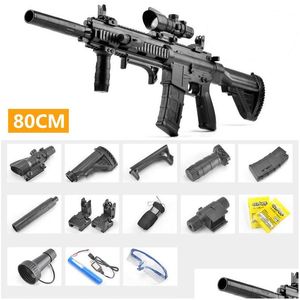 Gun Toys M416 Electric Matic Rifle Water Bomb Gel Sniper Toy Blaster Pistol Plastic Model For Boys Kids Adts Shooting Gift Drop Deli Dhdls