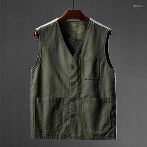 Gilet da uomo Abbigliamento uomo 2023 Gilet militare Molte tasche Gilet Giacca senza maniche Plus Size 6XL 7XL 8XL Cappotto da viaggio maschile grande