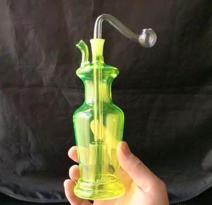 Coloured glass vase pot , Wholesale Glass bongs Oil Water Pipes Glass Pipe Oil Rigs Smoking ,Free Shipping