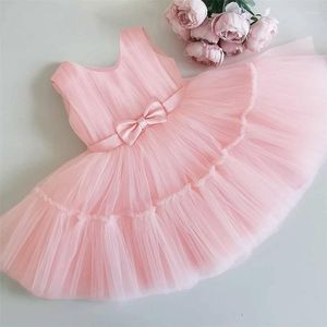 Girl Dresses Toddler White Baby 1 Year Birthday Girls Kid Christening Bow Lace Wedding Party Dress Baptism Evening Prom Gown Vestidos