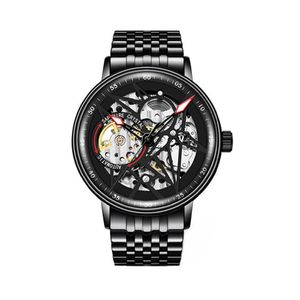 Wristwatches Montre Homme WISHDOIT Sport Men Mechanical Luminous Wrist Watch Top Brand Ultra-thin Automatic Waterproof Clock Skeleton Man