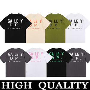 Tees Galerias T Shirts Depts Mens Women Designer T-shirts algodões Tops Man S Casual Shirt Luxurys Clothing Street Shorts Sleeve Clothes EUR size S-XL