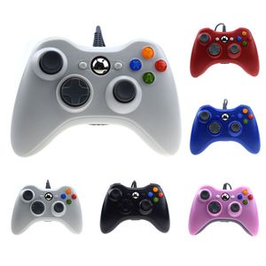 5 colori disponibili Controller di gioco con joystick per gamepad cablato per Microsoft Xbox 360 Steam Console PC Windows 7/8/10 con logo e confezione al dettaglio DHL