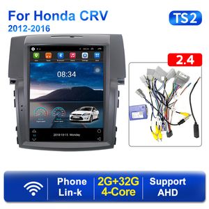 Lettore da 9,7 pollici 8 core Android 11 Tesla Style DVD Radio Auto Stereo per Honda CRV CR-V 2012-2016 Navigazione GPS DVD Multimedia