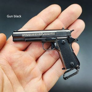 Quality Metal Pistol Toys Gun 1911 Detachable Miniature Model 1:3 Keychain Craft Pendant Men Birthday Gifts 1640