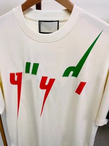 NOVITÀ Designer di marca di T-shirt di lusso T-shirt da uomo oversize 100% cotone Abbigliamento spray lettera manica corta primavera estate marea Italia uomo e donna tee tee shirt