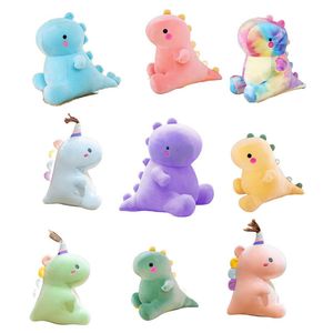 25/30cm Super Soft Dinosaur Plush Doll Cartoon Stuffed Animal Dino Toy for Kids Baby Hug Doll Sleep Pillow Home Decor