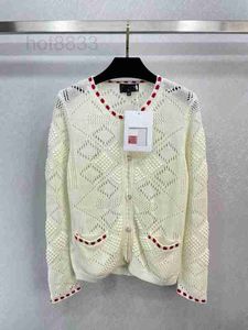 Женские свитера Top Top Женский дизайнерский свитер высококачественный женский пальто высшего качества осенью и зимней шерстя