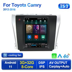 Android 11 -speler voor Tesla Style Car DVD -radiovideo voor Toyota Camry 2012 - 2017 Multimedia GPS Navigation CarPlay Stereo