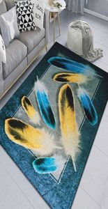 Tappeti Golden Diamond Velvet Carpet soggiorno Coffee Tavolino letto semplice materassino moderno lavabile 7306889