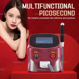 Lasermaskineffektiv Pico Machine Safe Portable Version RF Equipment Ny Q-switched nd YGA Laser Tattoo Removal Skin Second Beauty Device