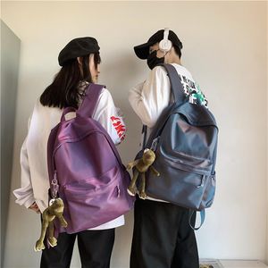 Students Schoolbag 2021 Travel Bags Street Trendy Cool Backpack Korean Version Simple Campus Computer Bag Schoolbags College Stude286R