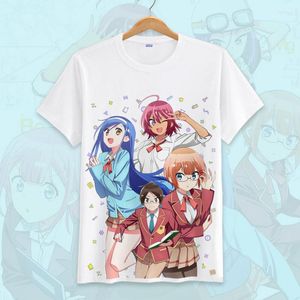 Herr t -skjortor anime bokutachi wa benkyou ga dekinai skjorta vi lär oss aldrig furuhashi fumino ogata rizu topp tee kawaii harajuku casual tshirt