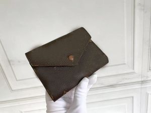 2023 Wysokiej jakości moda designerska Portytka i moneta słynna męska portfel skórzany portfel klip monety portfel darmowe pudełko prezentowe