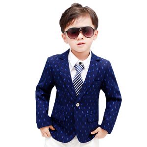 Suits Design Boys Dots Print Blazers Kids Fashion Spring Blazer Jacket for Boys Children Formal Wedding Birthday Party Jacket 230216