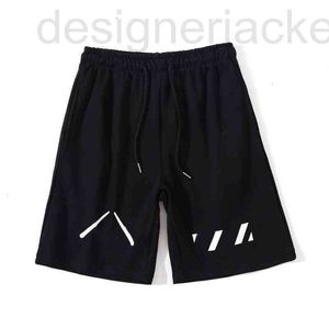 Shorts masculinos Designer de verão New Line Line Slogans Slogans Arrow listrado Terry Casual Capris Mãe de Imprimir TR3N