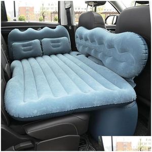 Other Interior Accessories Car Travel Inflatable Mattress For Sleep Outdoor Sofa Bed Cam Accesories Air Mapillows Cushion Drop Deliv Dhxno