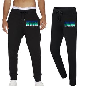 DSQ2 Pants Men Primavera e outono Esportes Leggings drapeados pernas largas calças casuais soltas Design de tendências