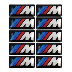 100st TEC Sport Wheel Badge 3D Emblem Sticker Decals LOGO för BMW M Series M1 M3 M5 M6 X1 X3 X5 X6 E34 E36 E6 CAR STYLING STLICER265O