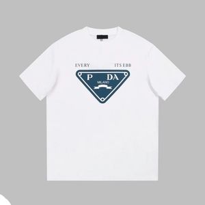 Herren-T-Shirts, Sommer-Shirt, Designer-T-Shirt, Outdoor-T-Shirts aus reiner Baumwolle, bedruckt, Rundhalsausschnitt, kurzärmelig, lässiges Sport-Sweatshirt, luxuriöse Paare, gleiche Kleidung, Pid