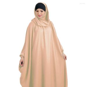Etniska kläder muslimska kalkon arabiska islam kvinnor bön fladdermusklänningar med cap kaftan dubai abaya festklänning