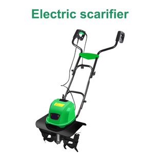 Electric Scarifier Home Hand Push Vegetable Field Orchard Garden Dig Loose Soil Micro Jordbearbetningsmaskin Jordbruksverktyg 1500W